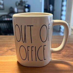Rae Dunn Cream 'Out of Office' Mug